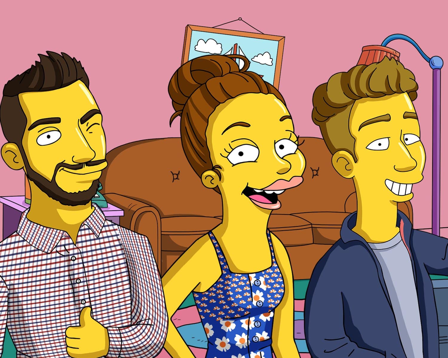 Käsitsi Joonistatud Digitaalne Simpsoni Portree Sinust