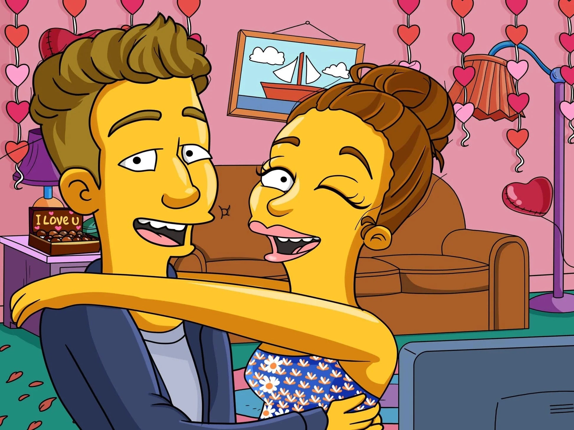 Käsitsi Joonistatud Digitaalne Simpsoni Portree Sinust