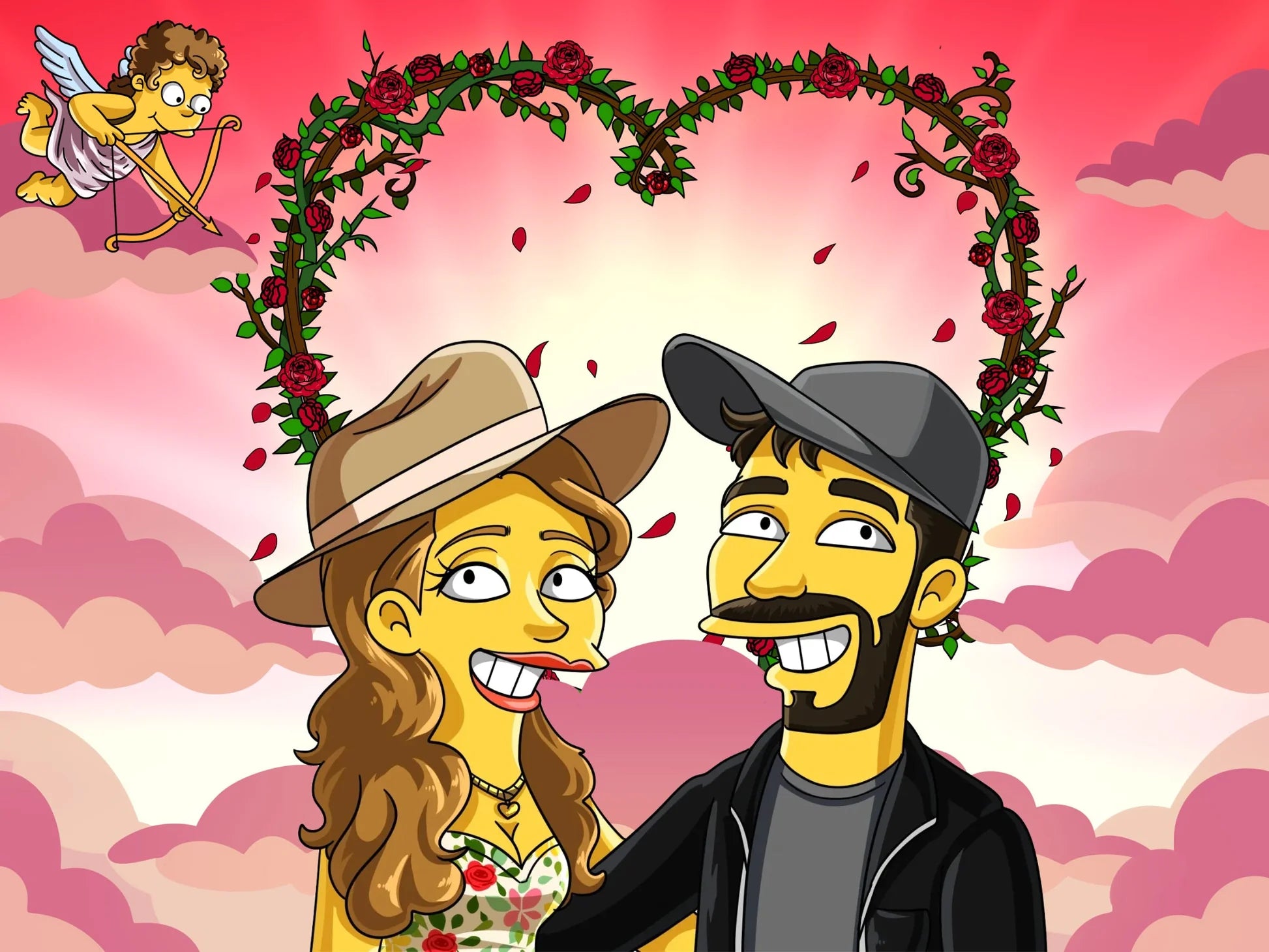 Käsitsi Joonistatud Digitaalne Simpsoni Portree Sinust